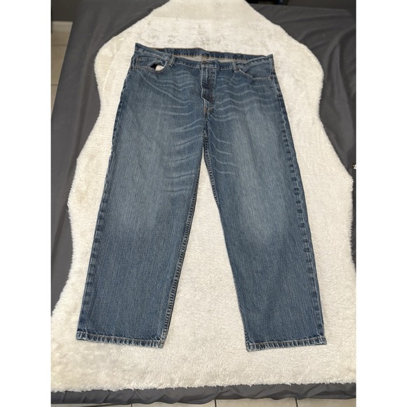 Levi's‎ 550 Relaxed Fit Mens Blue Denim Jeans Size 44x29 Cotton Straight C - Picture 2 of 10
